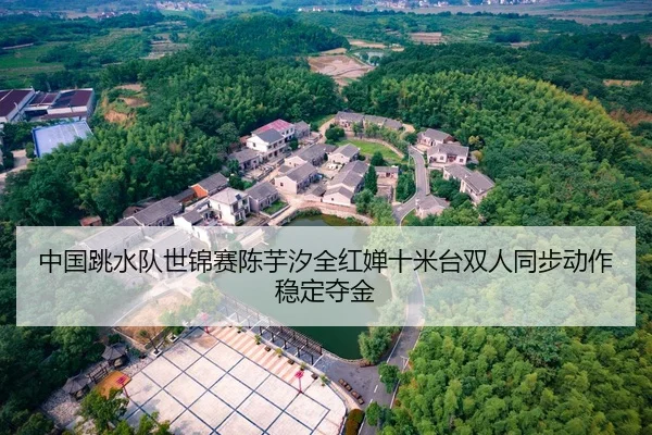 中国跳水队世锦赛陈芋汐全红婵十米台双人同步动作稳定夺金